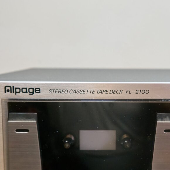 Rare Vintage Alpage (Alpine) FL-2100 Stereo Cassette Tape Deck, Made in Japan St - Picture 4 of 9